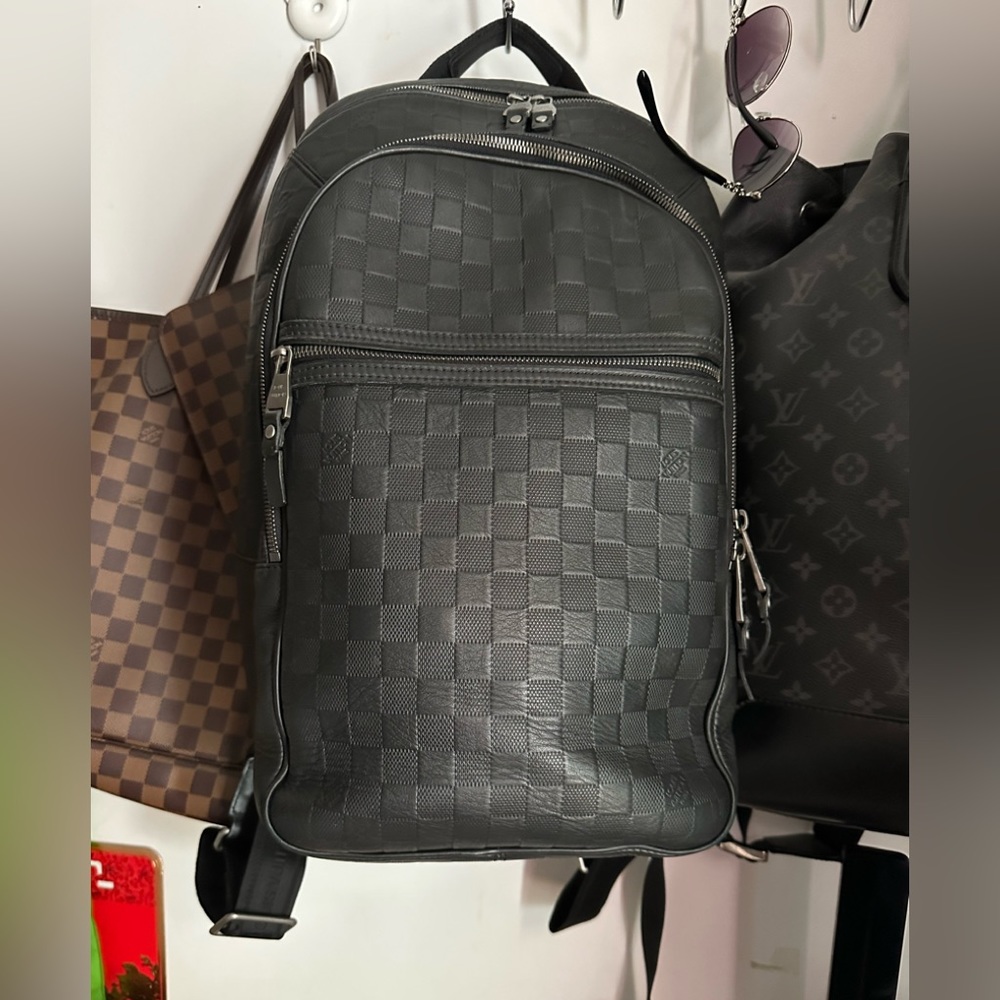 Louis Vuitton Damier Infini Michael Backpack Black